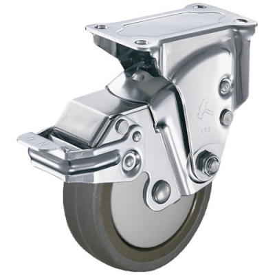 HAMMER CASTER 錘牌 935 SER-UZ100SD20-鏈球全不銹鋼靠墊E固定SP導(dǎo)電聚氨酯100mm線徑2.0