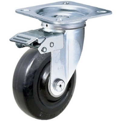 HAMMER CASTER 錘牌 腳輪 400FASRD150-鏈球方向限制橡膠車(chē)